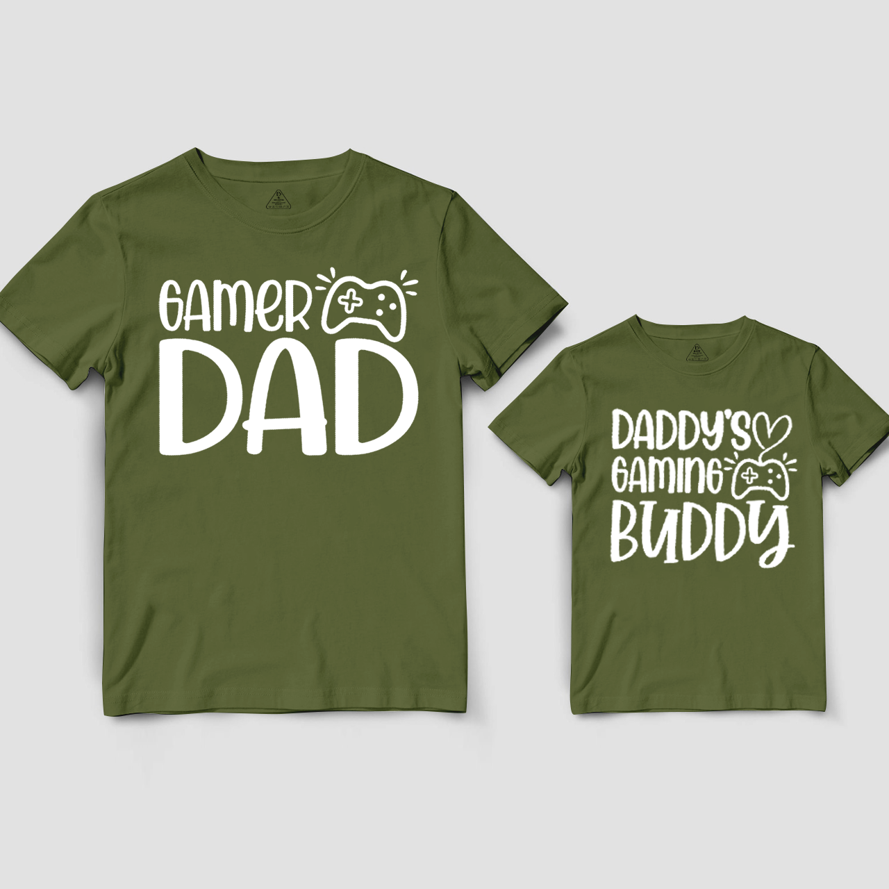 Gamer Dad & Daddy's Gaming Buddy Matching Shirts
