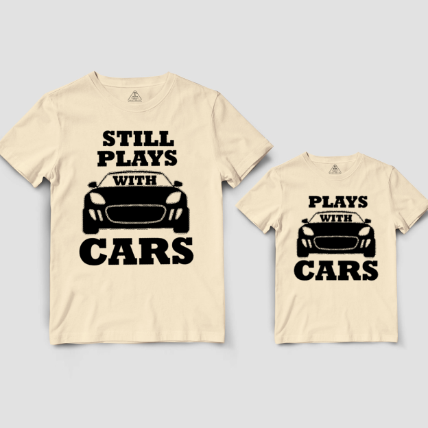 Still Plays With Cars Dad&Me Matching Shirts 