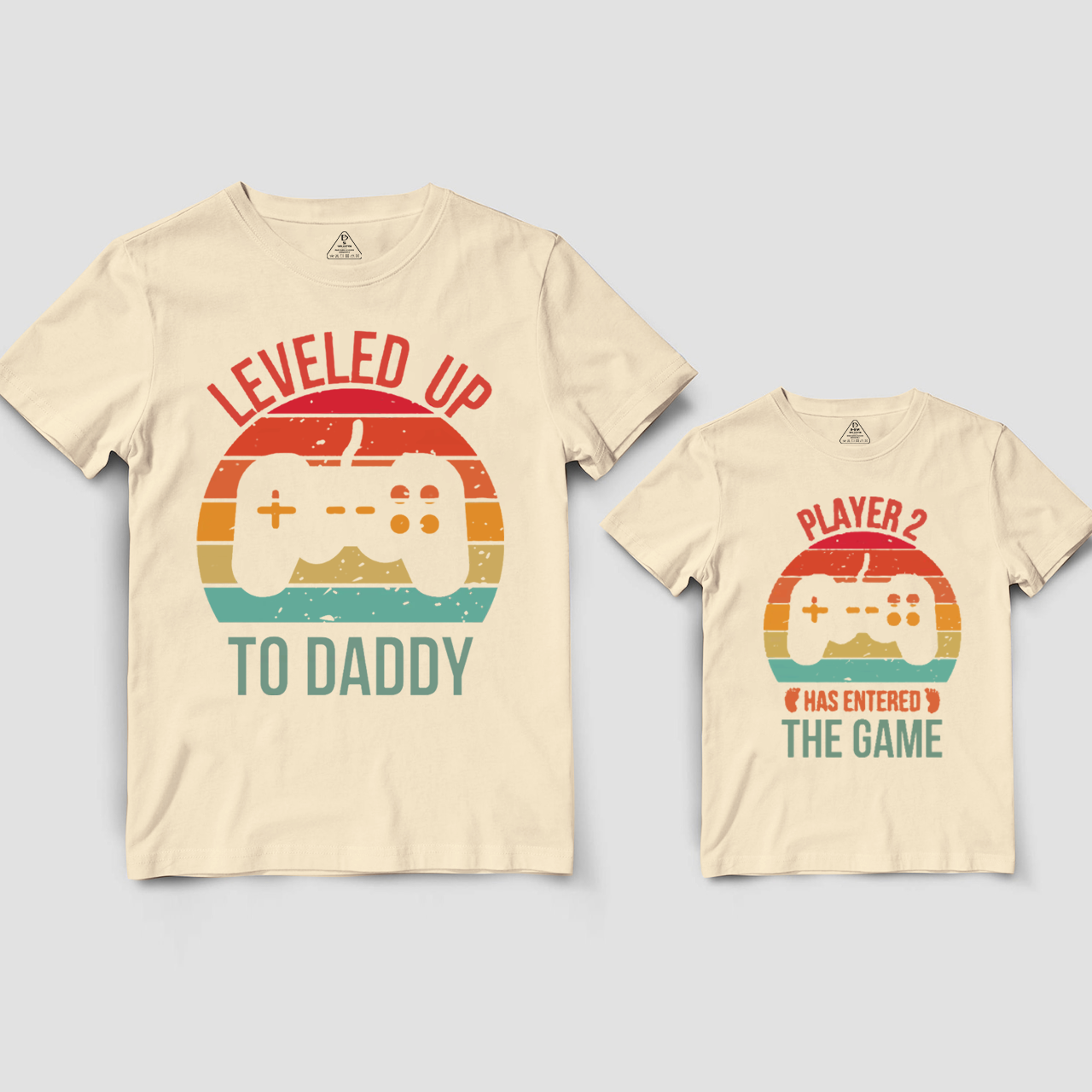 Leveled Up To Daddy Player 2 Has Entered The Game Dad&Me Matching Shirts