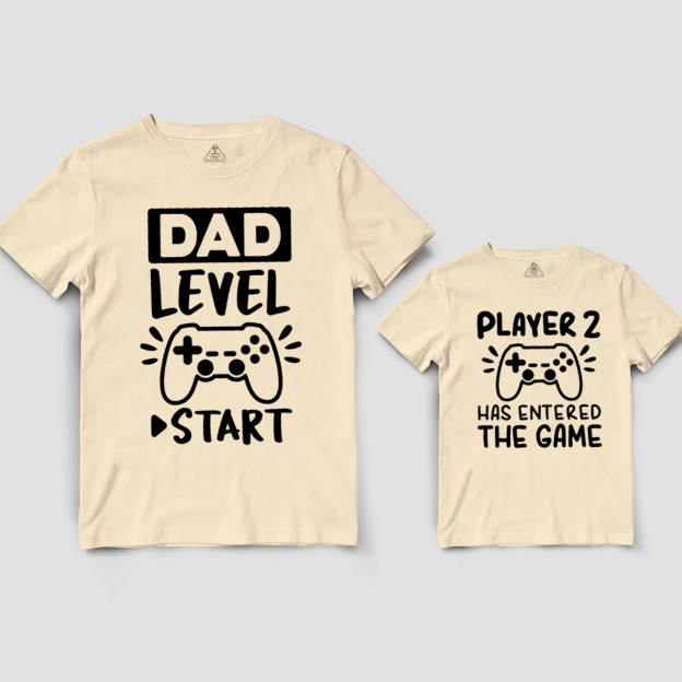 Dad Level Start Dad&Me Matching Shirts