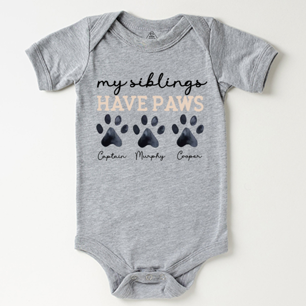 Sibling Dog Bodysuit Beepumpkin