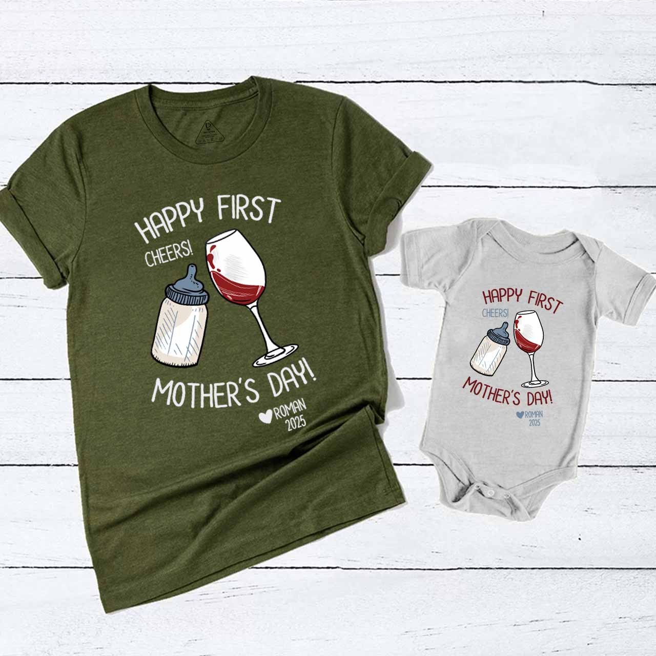 Cheers Mom&Me Matching Tees