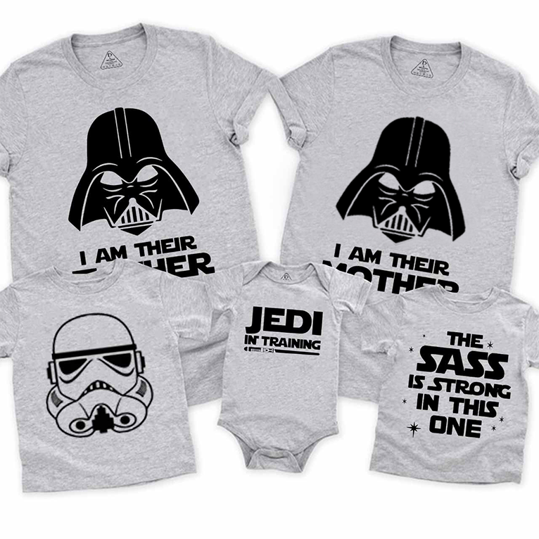 Personalized SW Family Matching Tees Beepumpkin