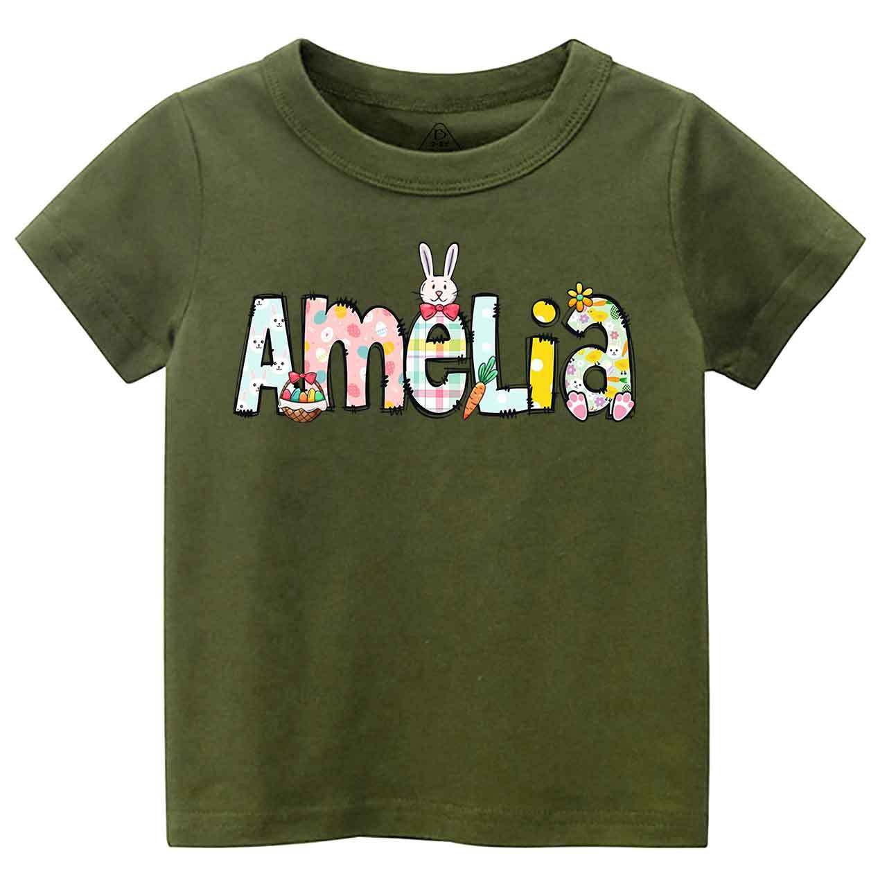 Personalized Easter Alphabet Name Toddler&Kid's Tees Beepumpkin