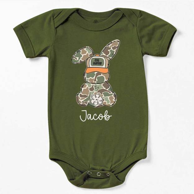 Egg Hunter Bunny Bodysuit Beepumpkin