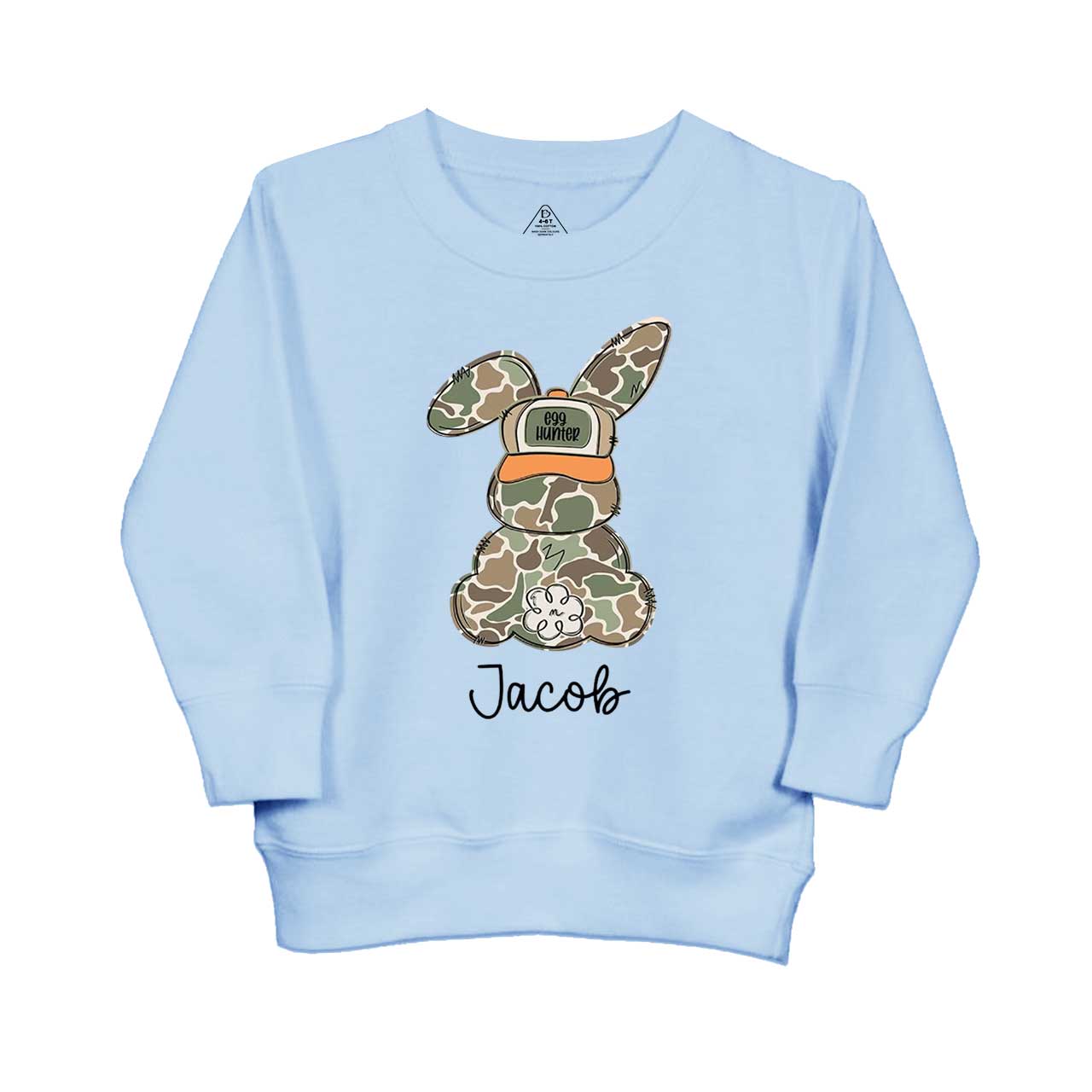Egg Hunter Bunny Kid's Sweatshirt