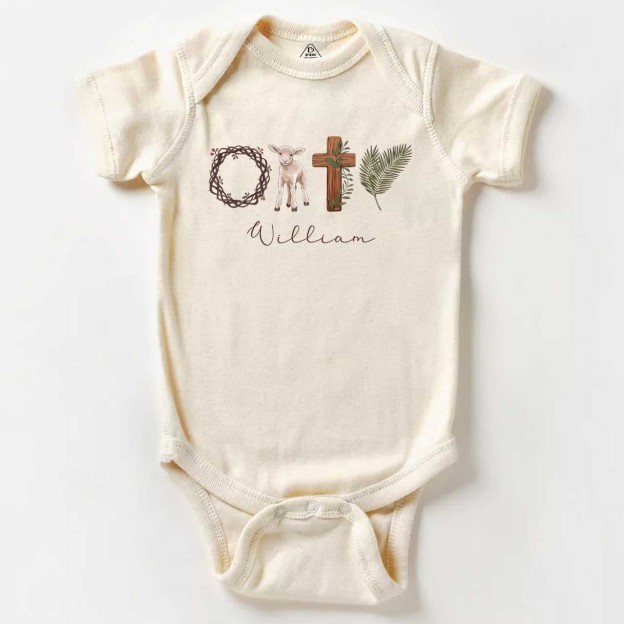 True Story He Is Risen Easter Bodysuit Beepumpkin