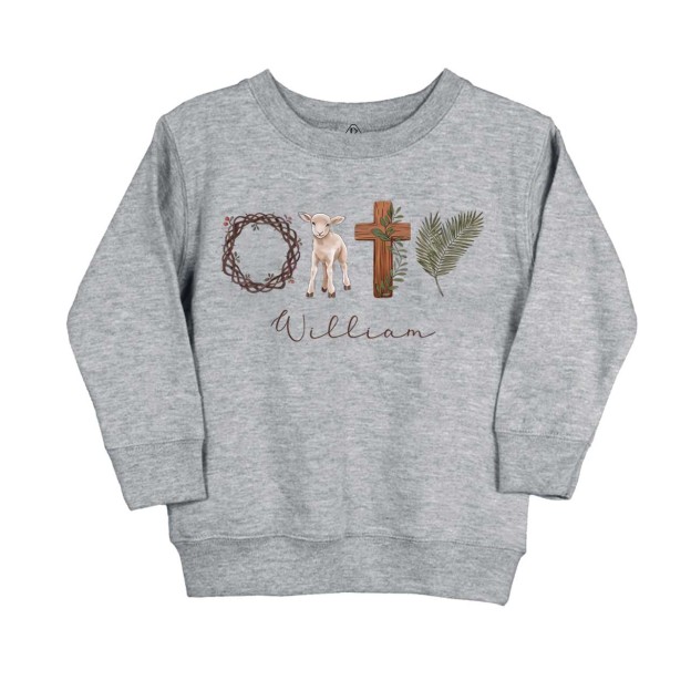 True Story He Is Risen Easter Kid's Sweatshirt