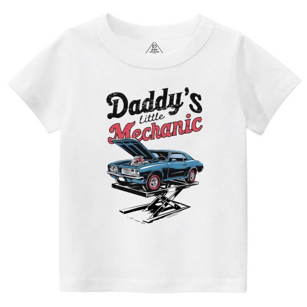 Daddy's Little Mechanic Toddler&Kid's Tees Beepumpkin