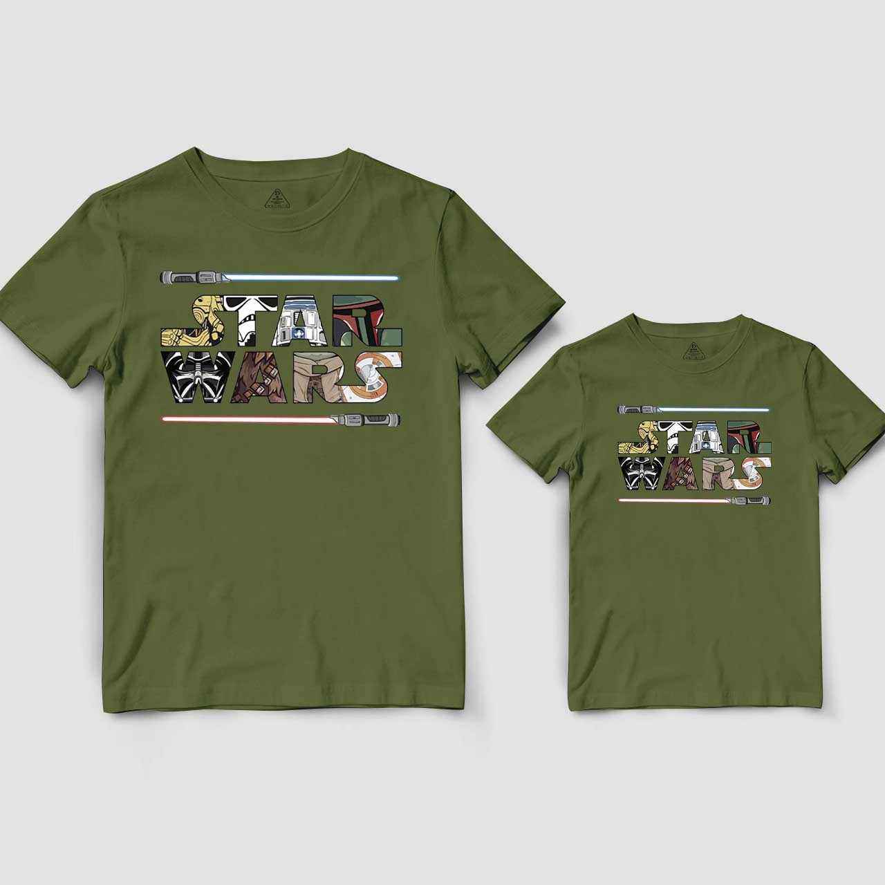 SW Two Sided Dad&Me Matching Shirts