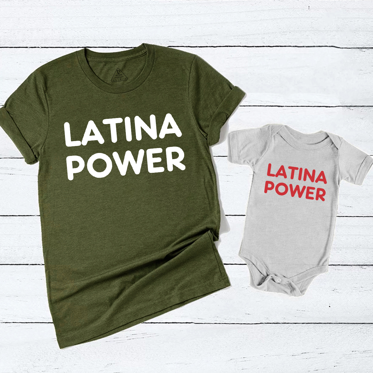 Latina Power Mom&Me Matching Tees