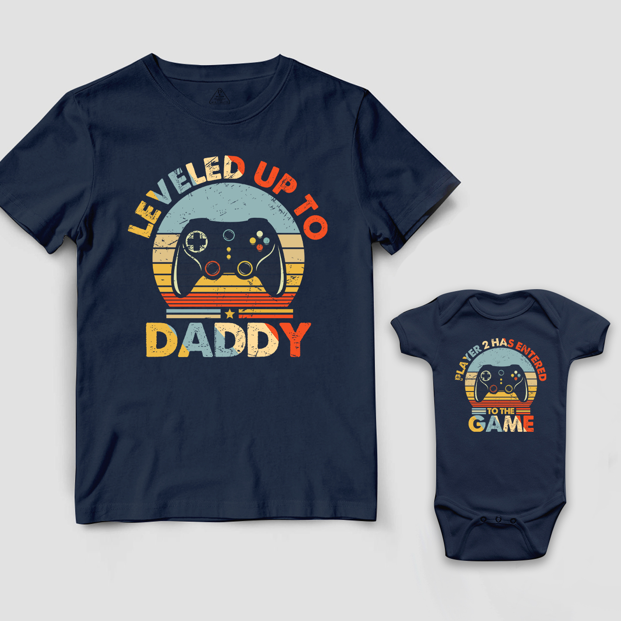 Leveled Up To Player 2 Entered The Game Matching Shirts