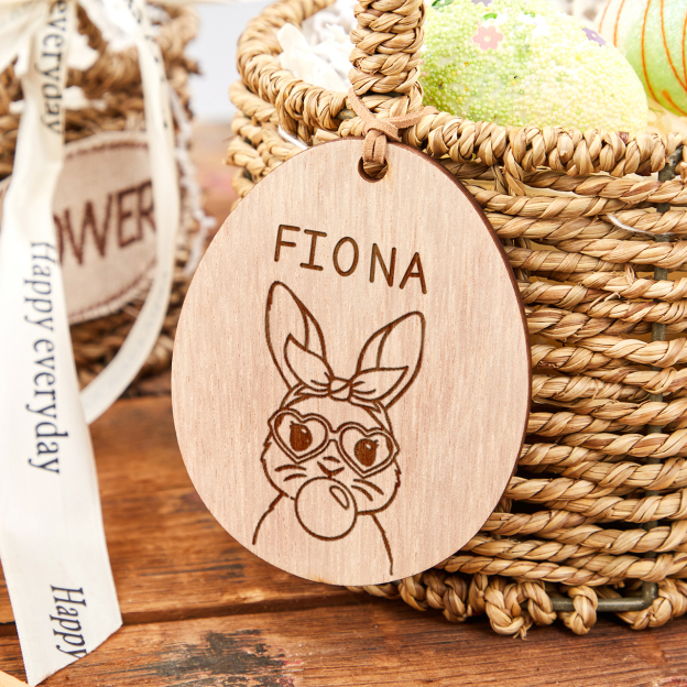 Personalized Easter Basket Tag