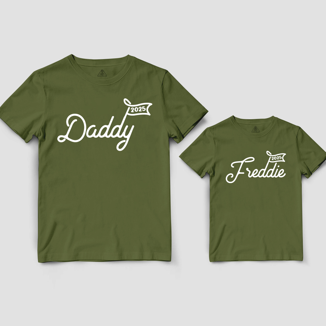 Personalized Daddy And Me Matching T-Shirts