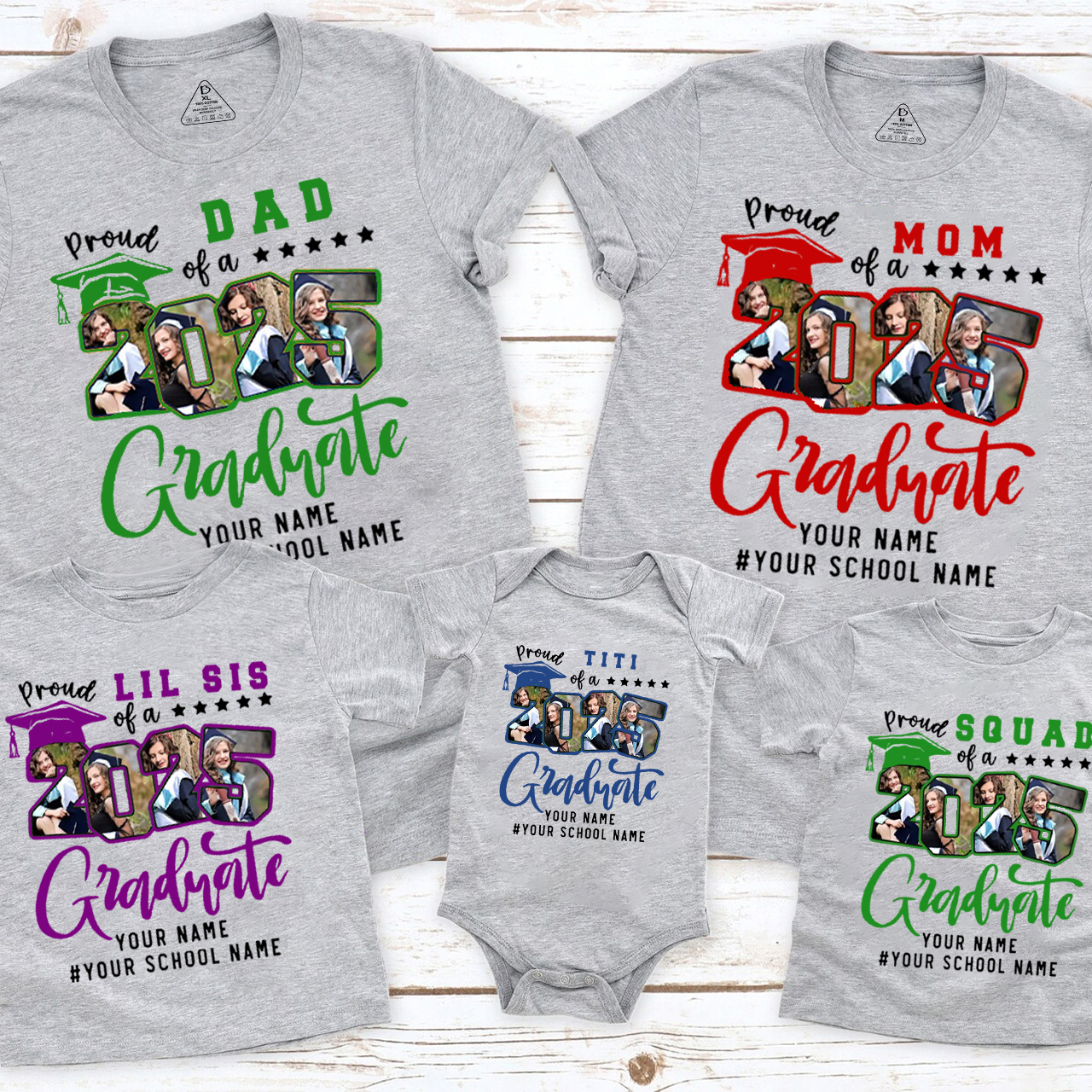 Personalized Proud Family 2025 Graduation Shirts