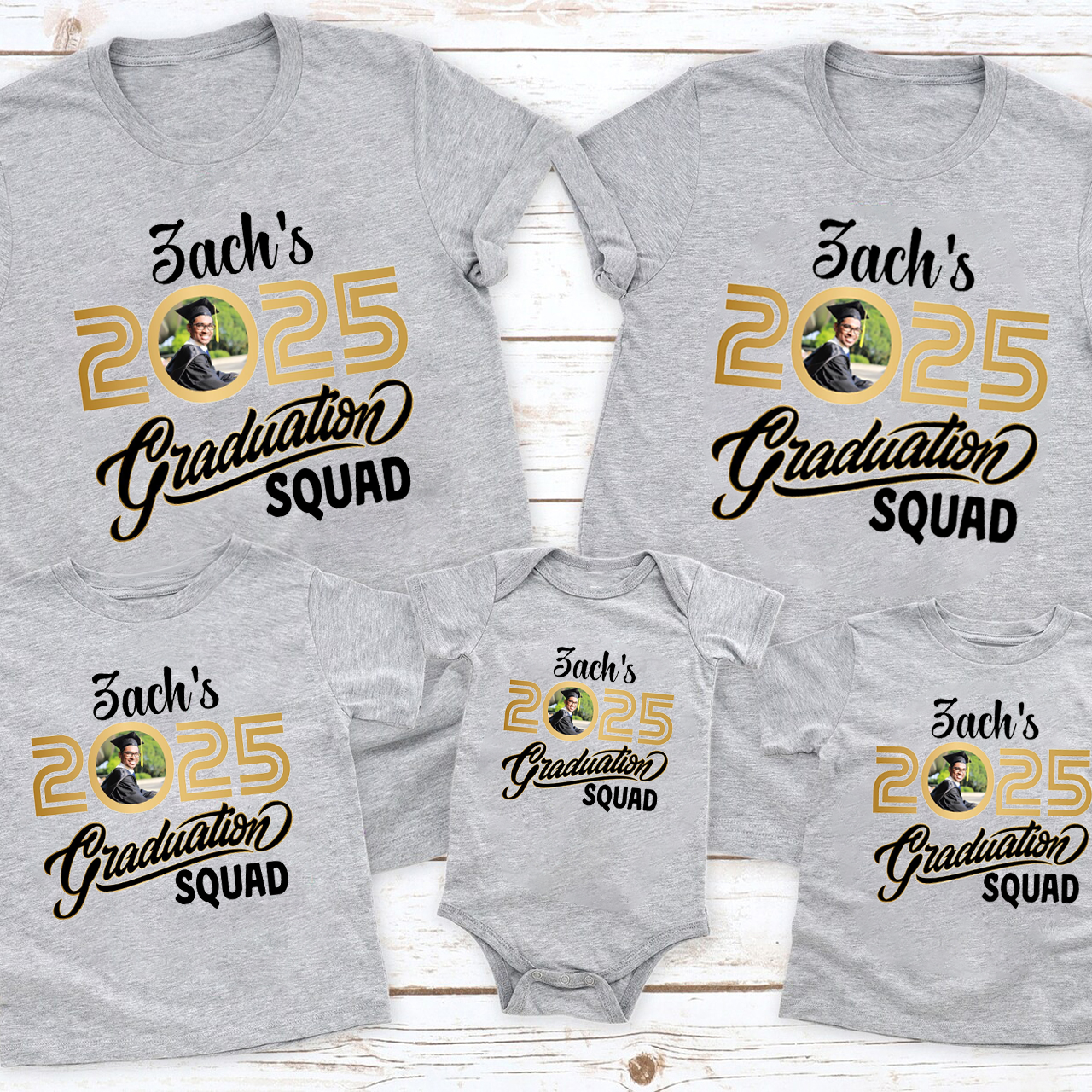 Personalized Photo Graduation 2025 Shirts