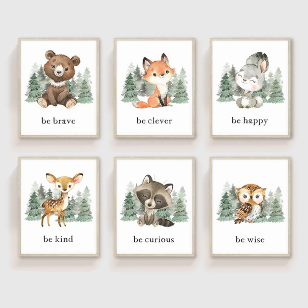 Forest Partners Digital Nursery Art