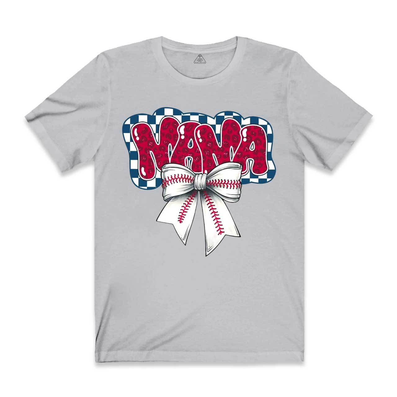 Baseball Bubble Leopard Mama T-Shirts