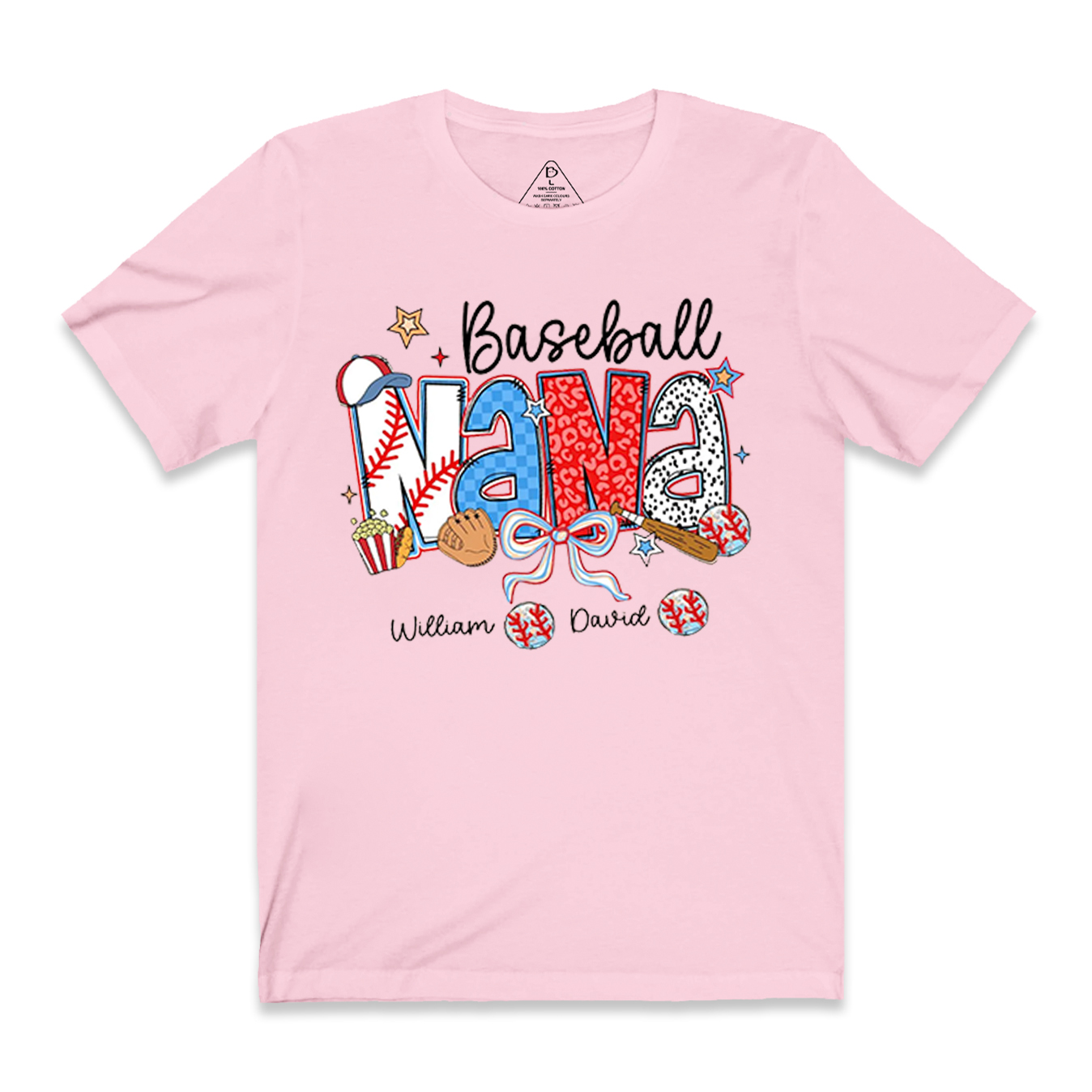 Personalized Baseball Coquette Bow Mama T-Shirts