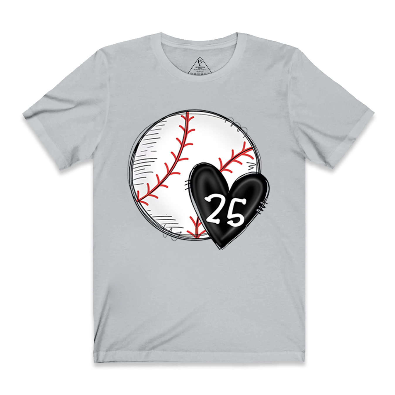 Personalized Baseball Love Number Mama T-Shirts