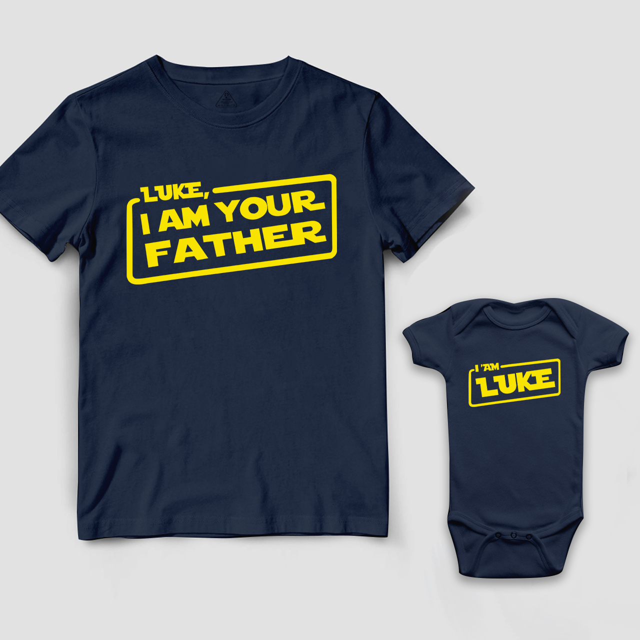 Personalized Name I Am Your Father Dad&Me Matching Shirts