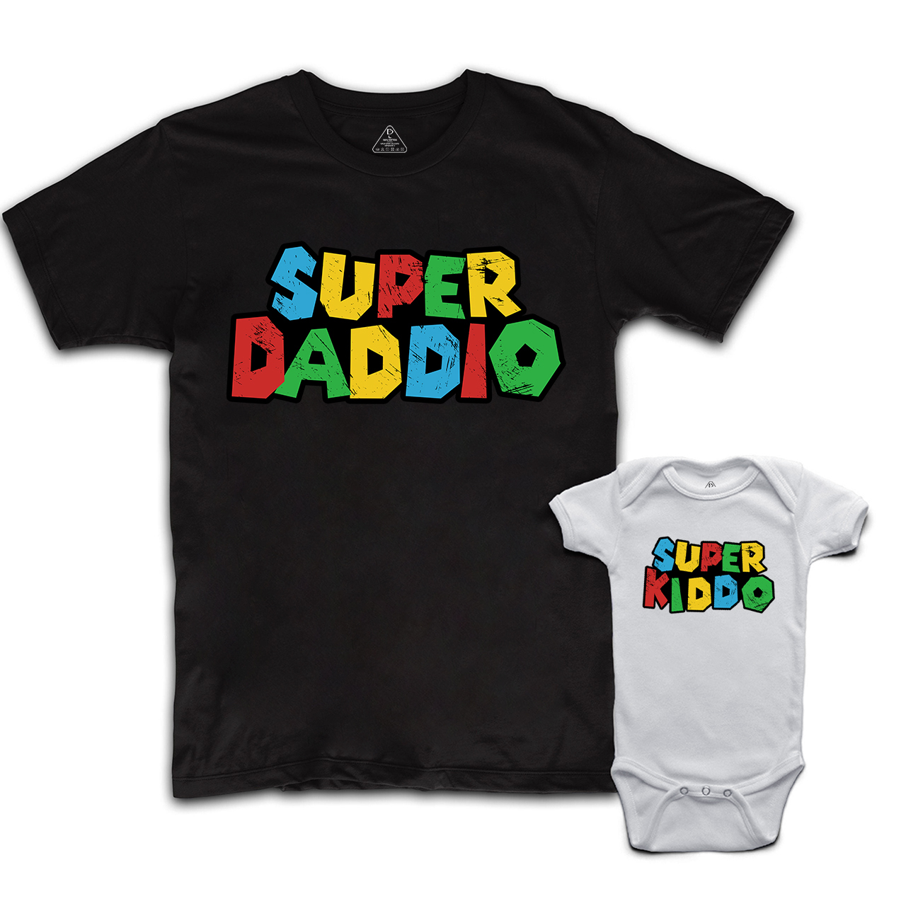 Super Dad Fathers Day Shirt & Baby Bodysuit