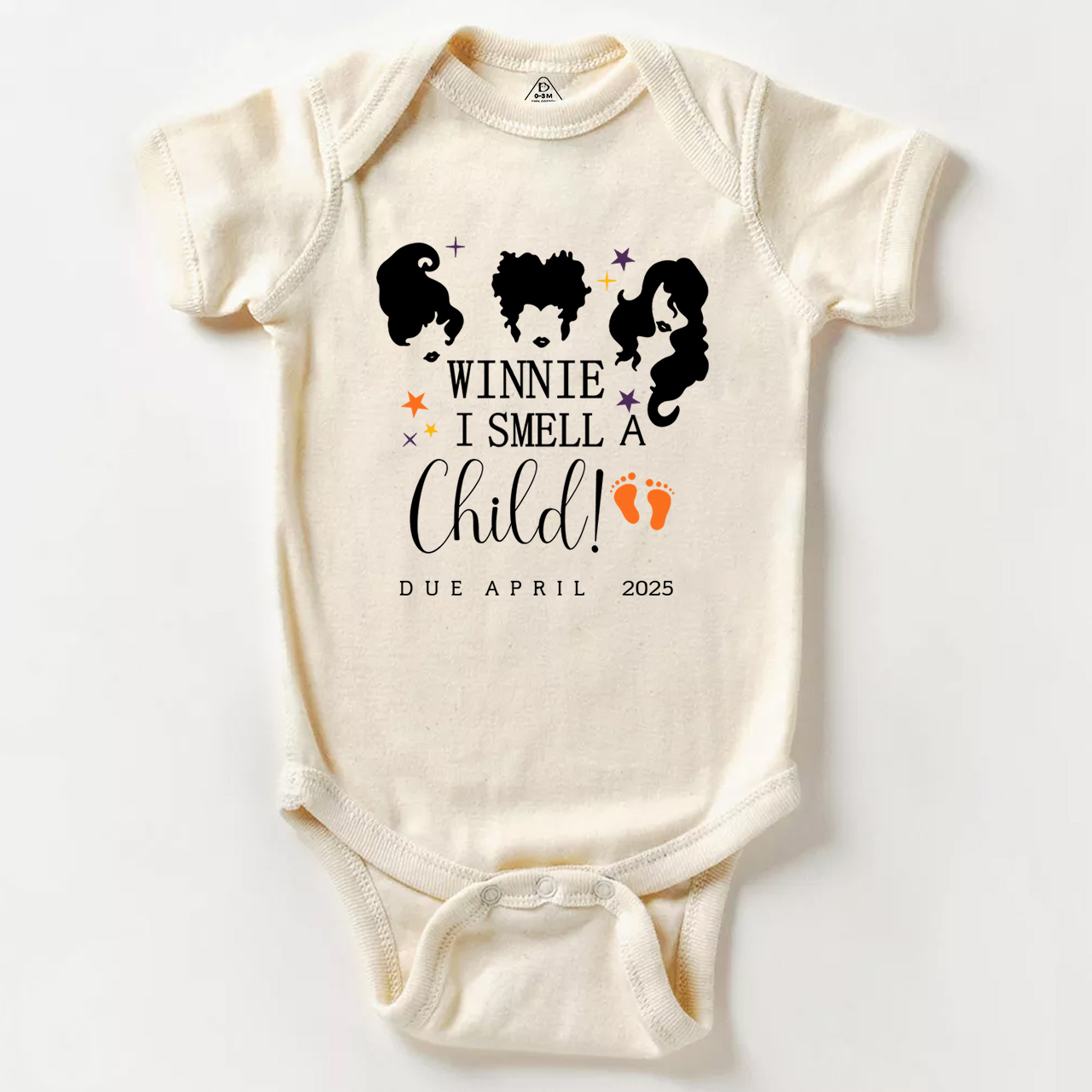 Personalized Winnie I Smell A Child Announcement Bodysuit For Baby