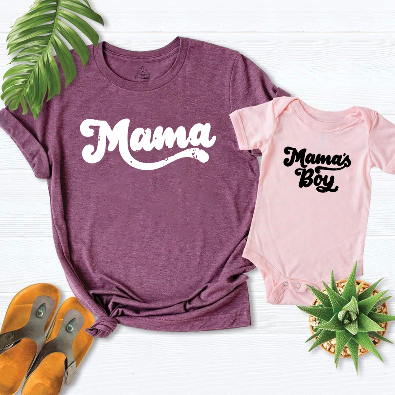 Mama & Mama's Boy Matching Tees