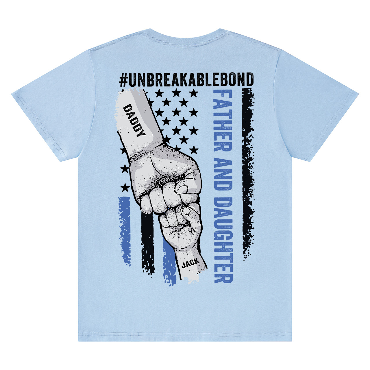  Personalized Unbreakable Bond Dad and me Shirt