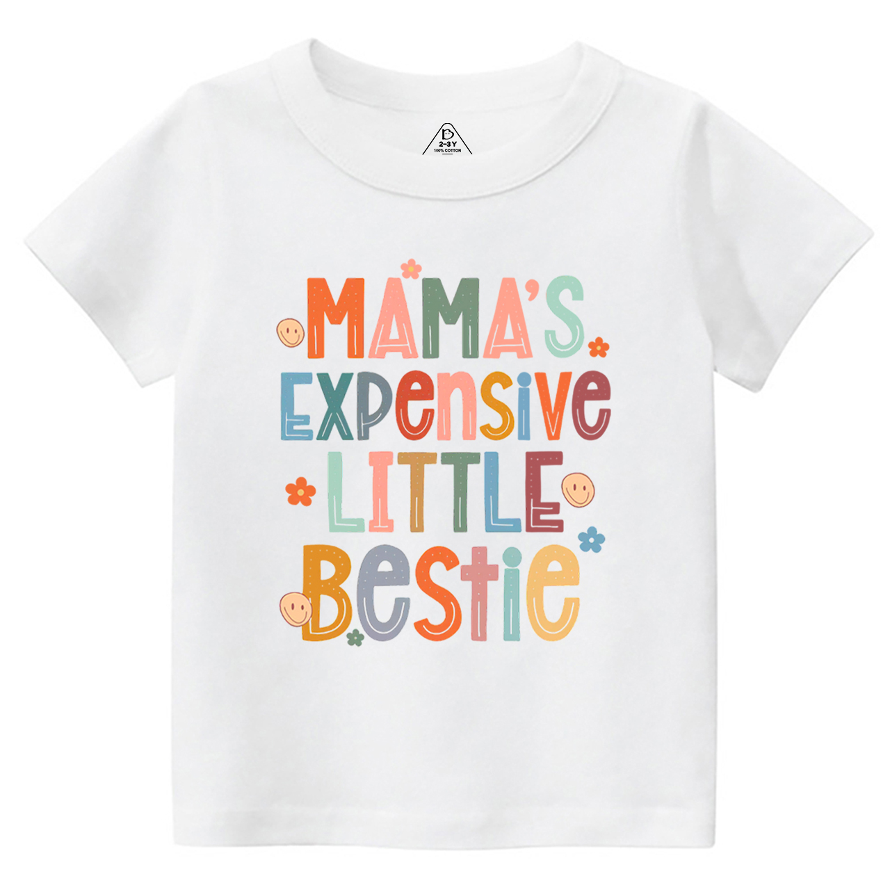Mama's Expensive Little Bestie Toddler&Kid's Tees Beepumpkin