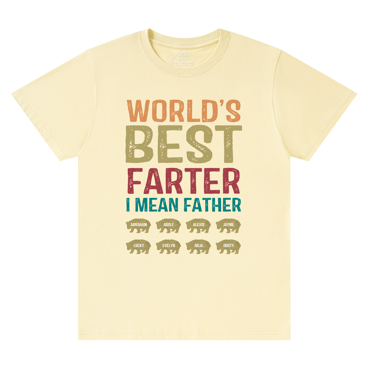 Personalized World's Best Farter I Mean Father Funny Shirt