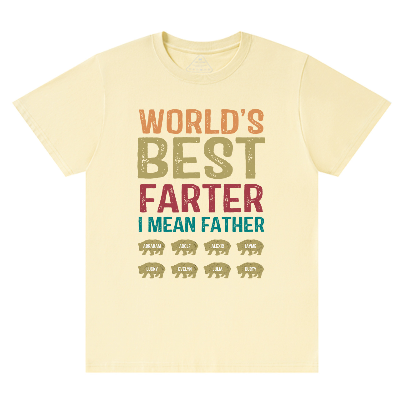 Personalized World's Best Farter I Mean Father Funny Shirt