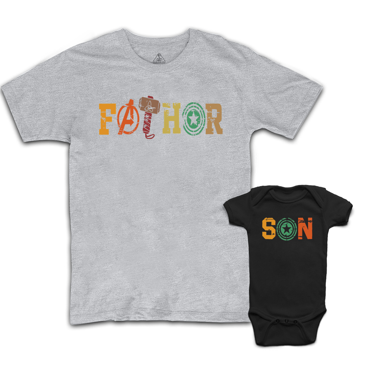 Hero Dad&Me Matching Shirts