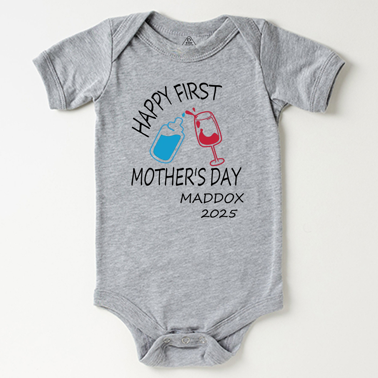 Happy Mother's/ Father's Day Cheers Bodysuit For Baby
