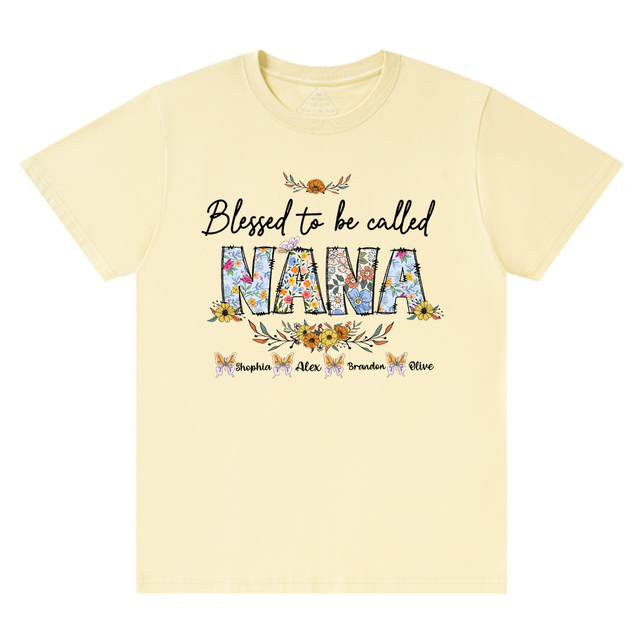Personalized Blessed To Be Called Nana T-Shirts