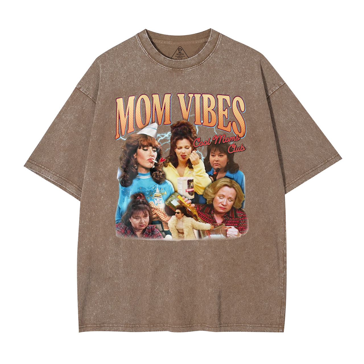 90’S Mom Vibes Washed T-Shirts