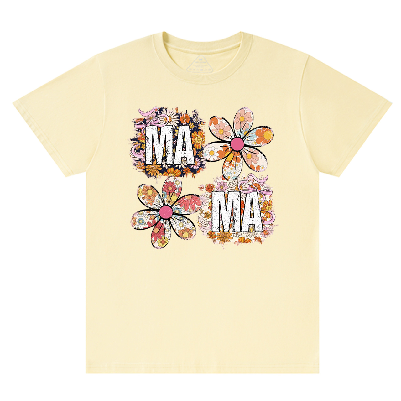 Retro Comfort Colors Floral Mama T-Shirts