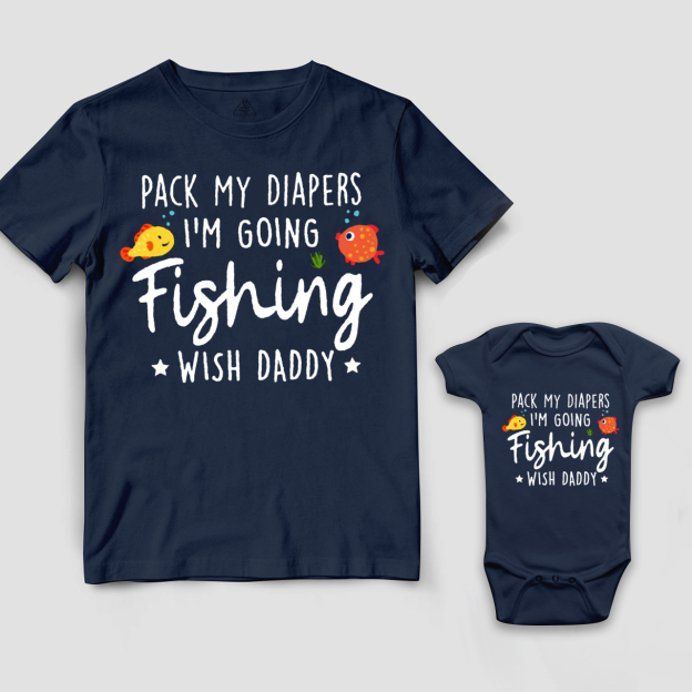 Pack My Diapers Dad&Me Matching Shirts