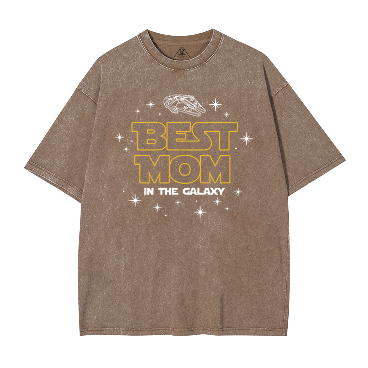 Best Mom In The Galaxy Washed T-Shirts
