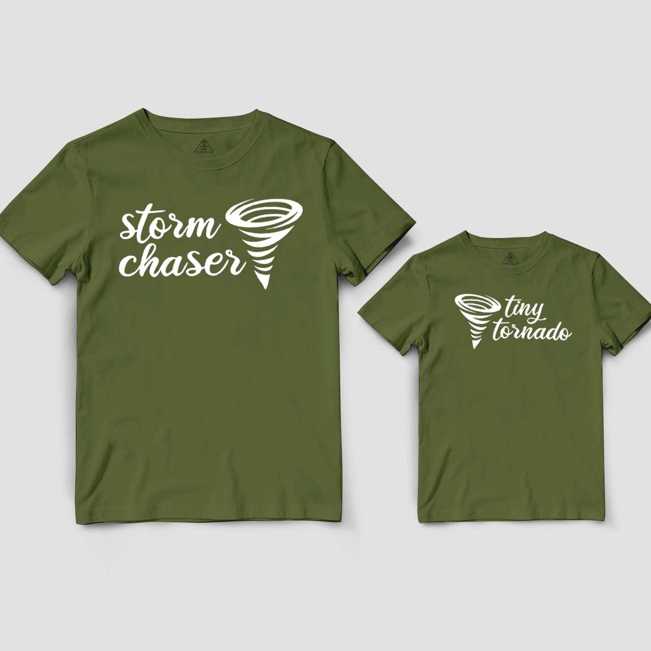 Storm Chaser Tiny Tornado Dad&Me Matching Shirts