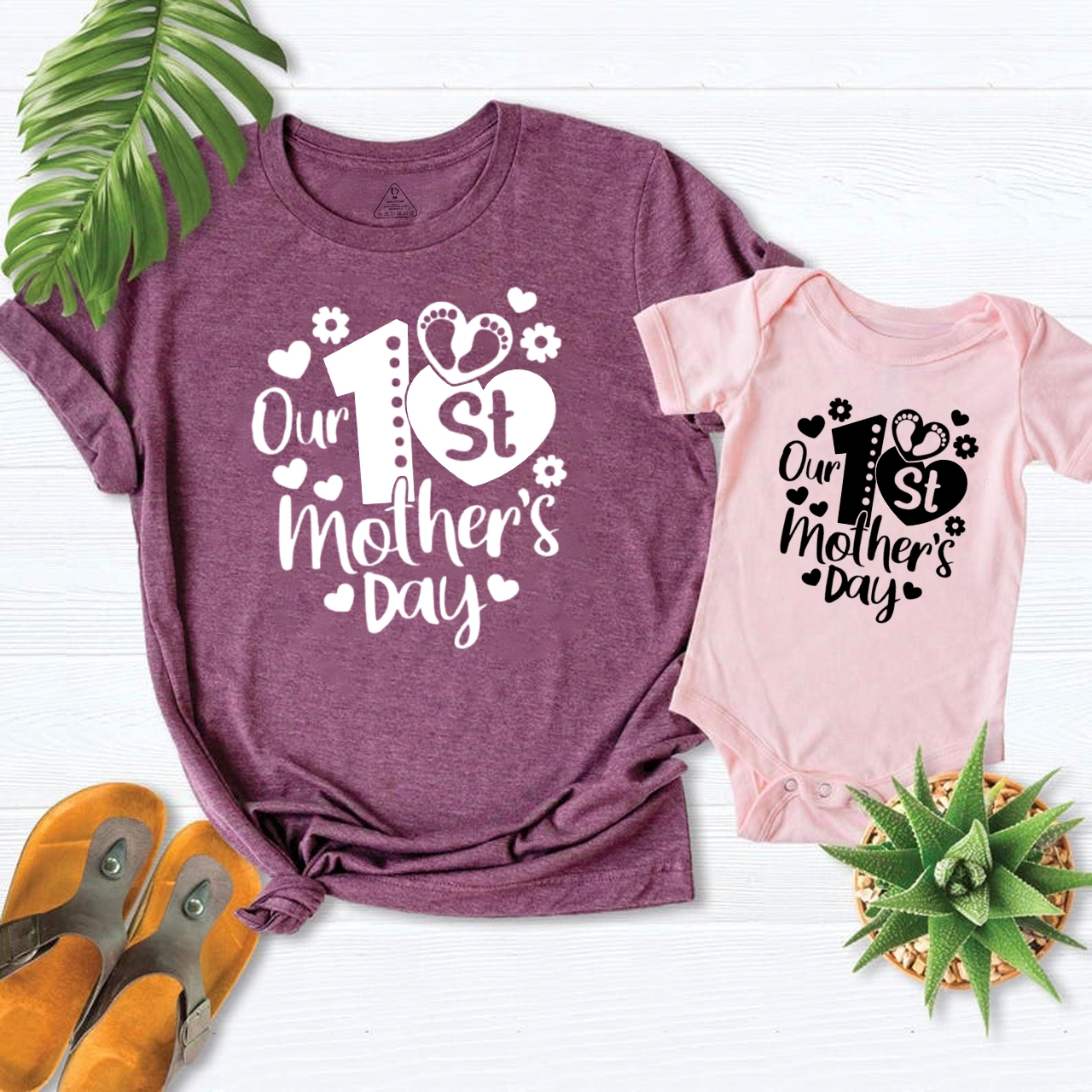Our First Mother's Day Mom&Me Matching Tees