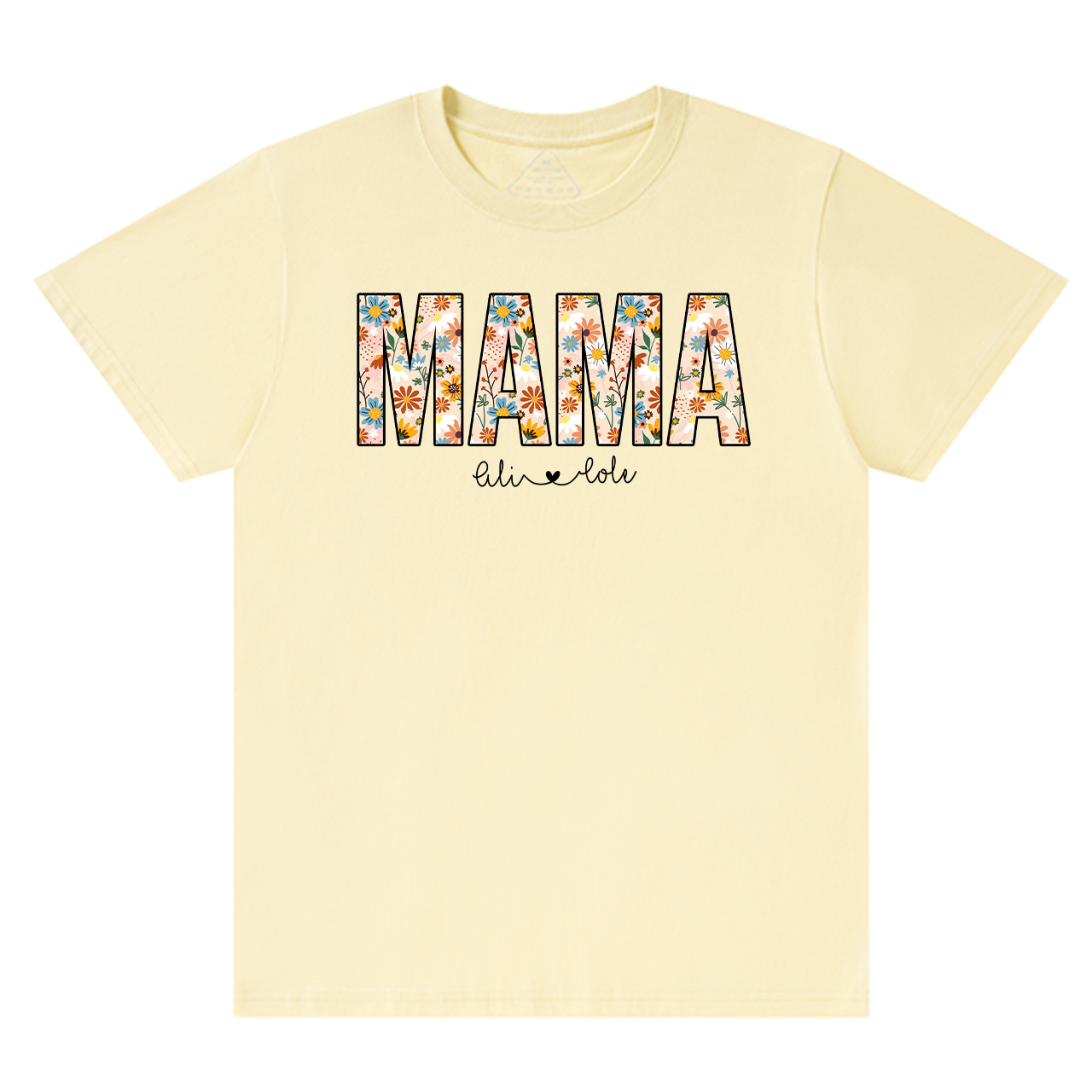 Personalized Mama Floral T-Shirts