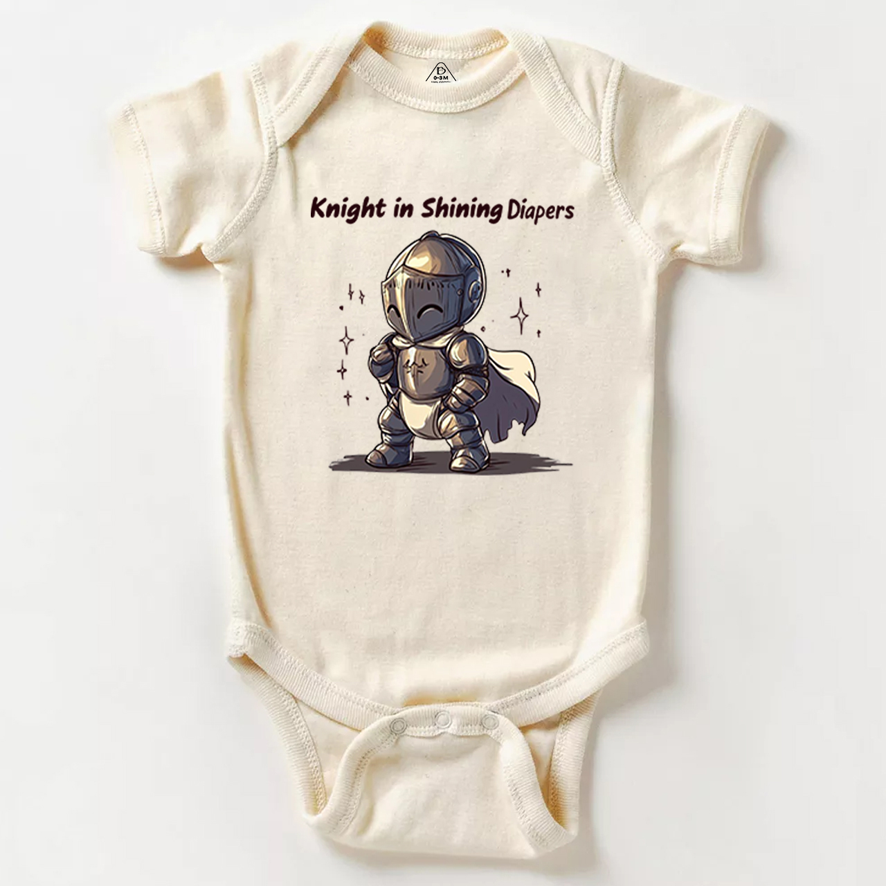 Knight In Shining Diapers Bodysuit Beepumpkin