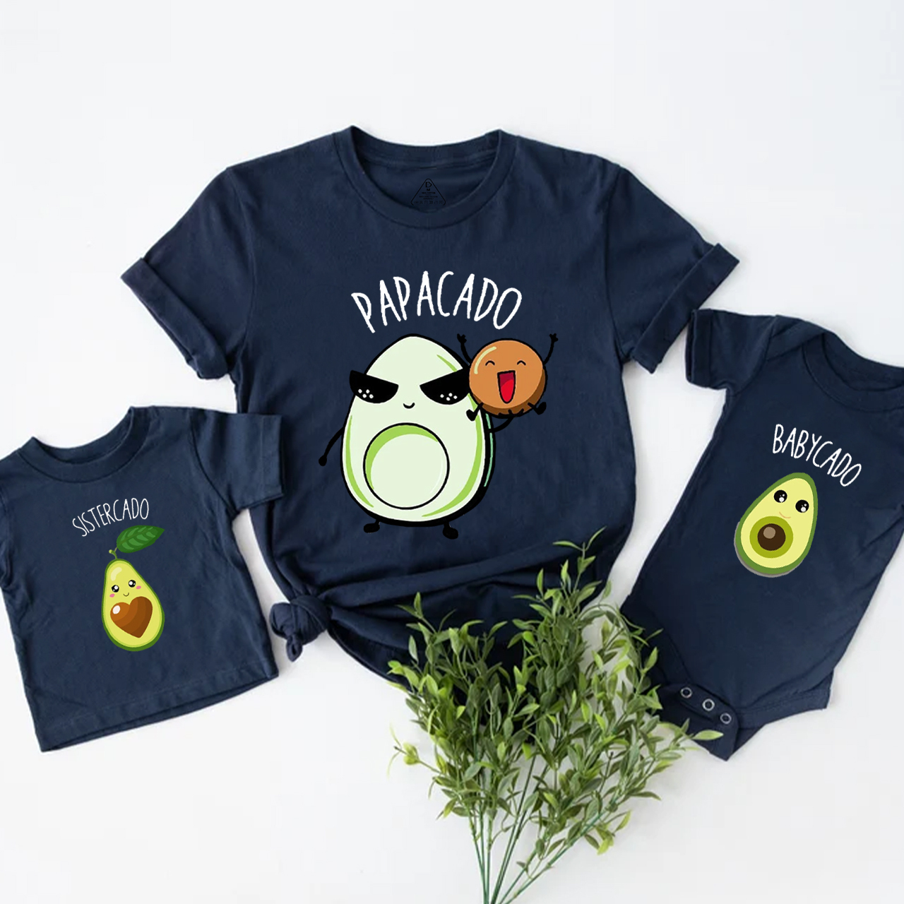 Avocado Couple Pregnancy Announcement Family Matching Tees Beepumpkin