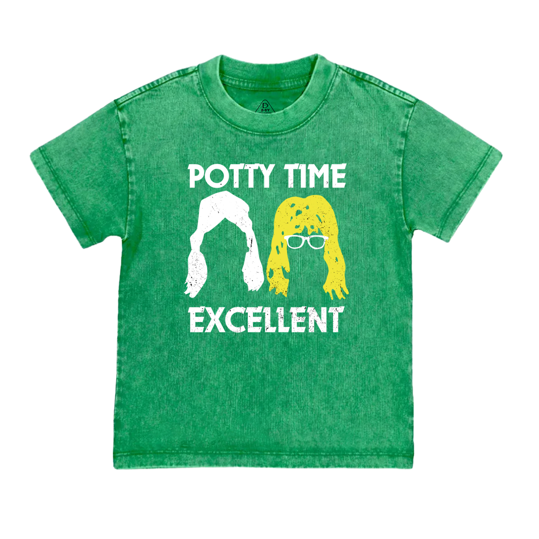 Potty Time Excellent Funny Toddler&Kids Washed Tees