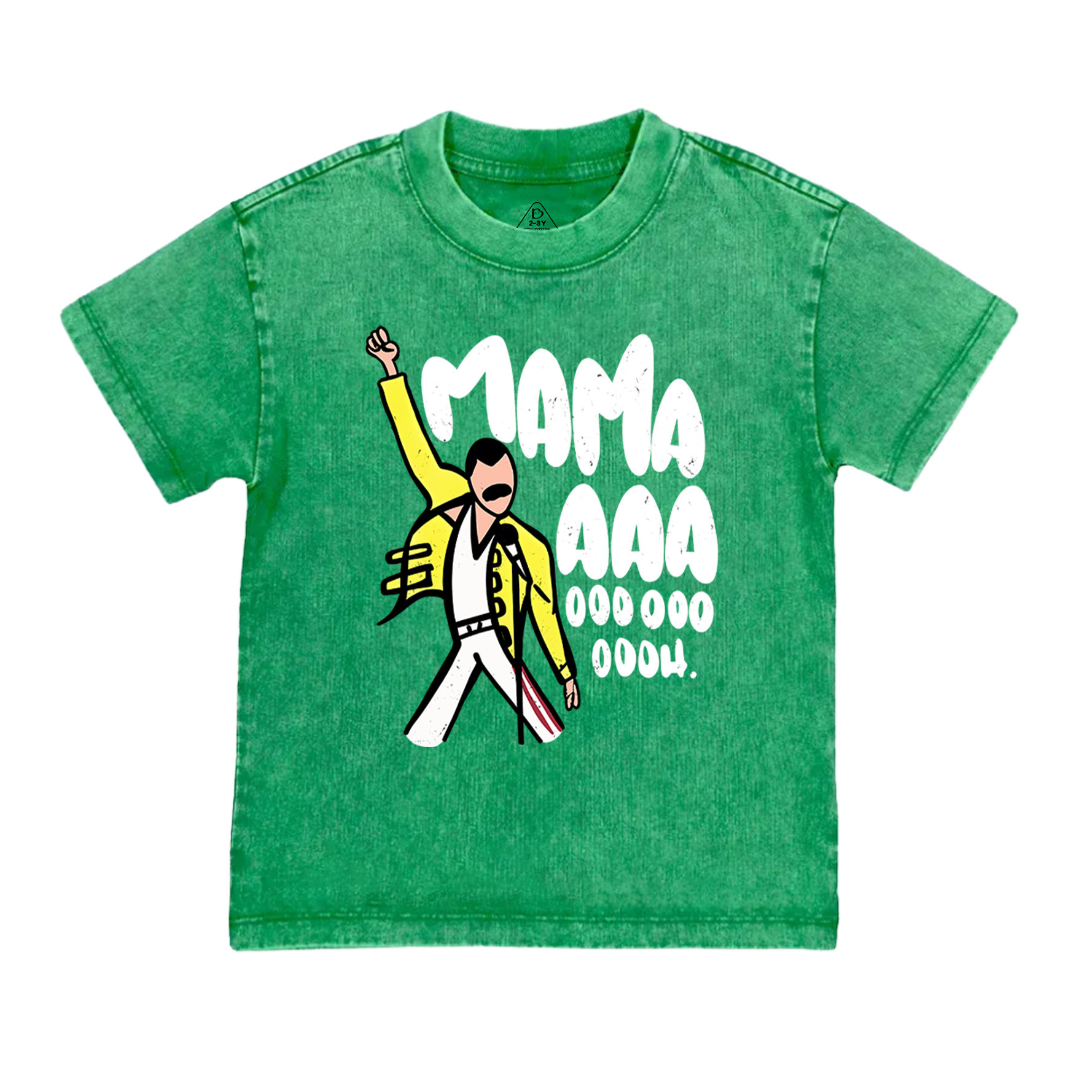 Mama Aaa Oooh Toddler&Kids Washed Tees          