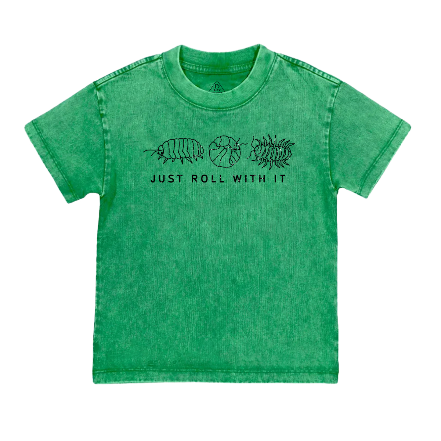Just Roll With It Toddler&Kids Washed Tees