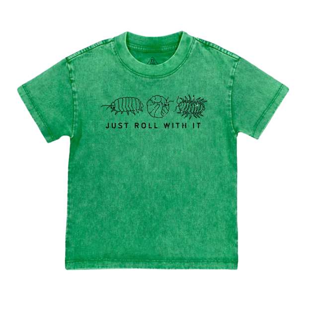 Just Roll With It Toddler&Kids Washed Tees