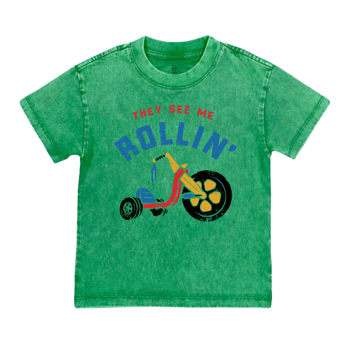 They See Me Rollin' Bike Toddler&Kids Washed Tees          