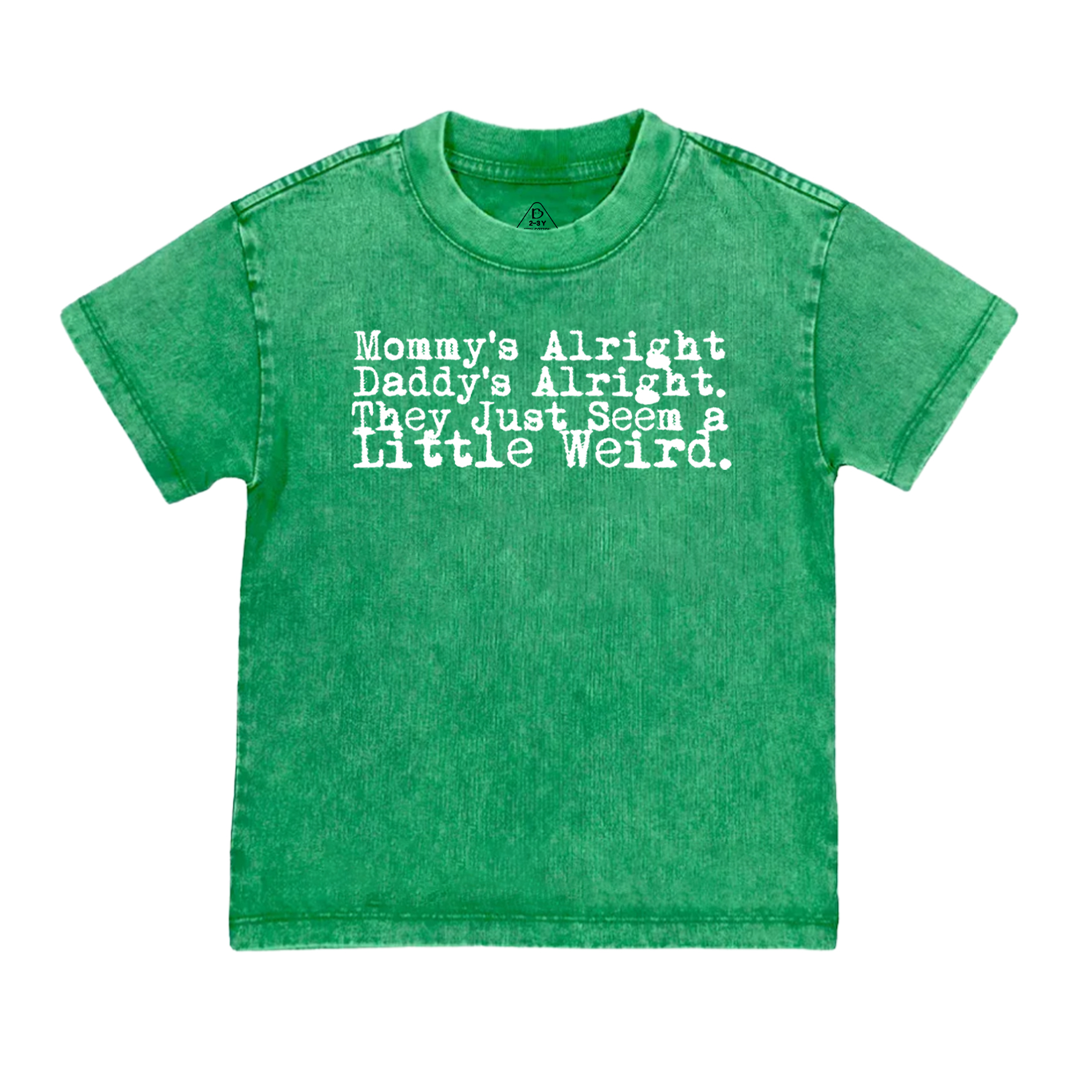 Rock n Roll Mommy Daddy Toddler&Kids Washed Tees